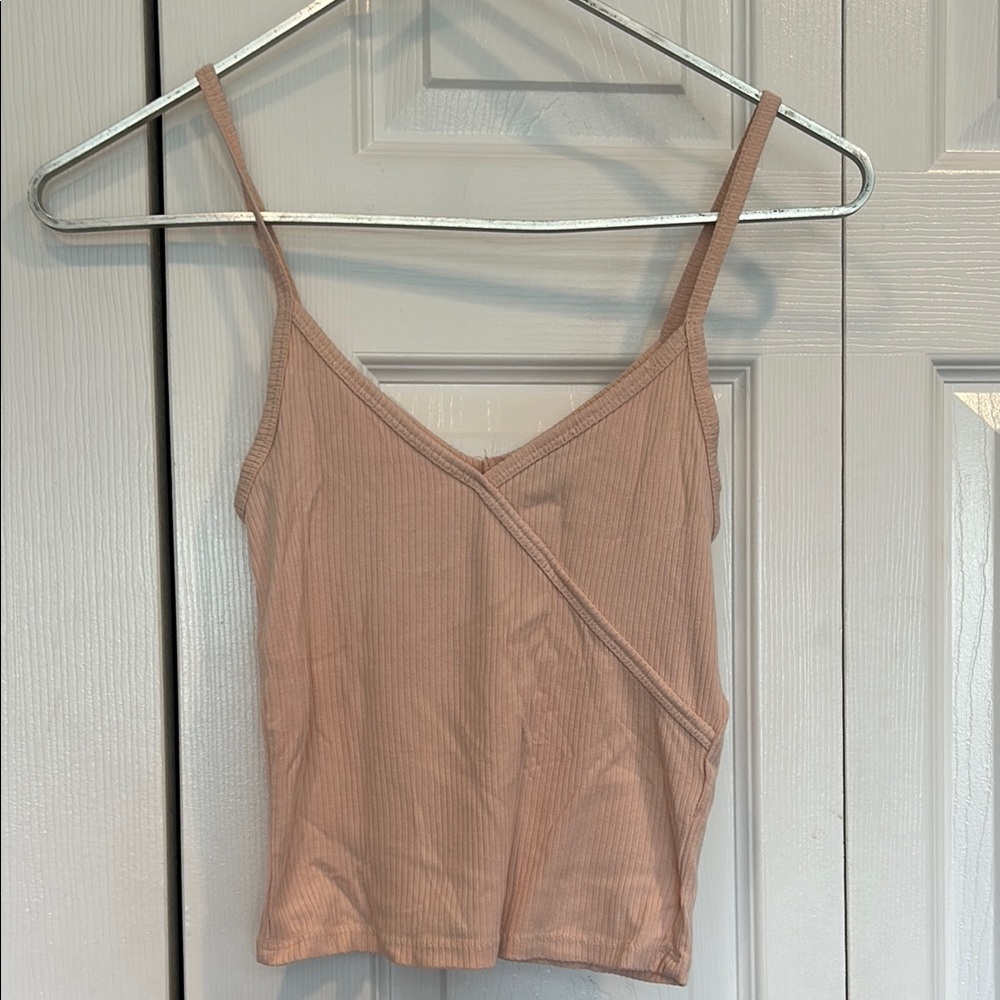 Aeropostale Pink Asymmetrical Fitted Camisole